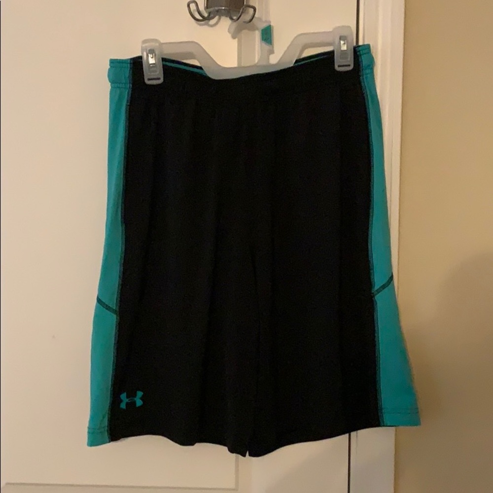 Men’s Under Armour Athletic Shorts with Teal Trim